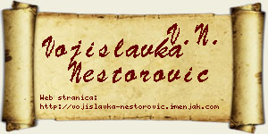 Vojislavka Nestorović vizit kartica